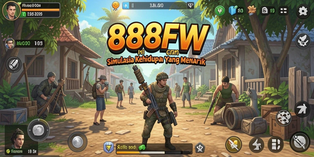 Tampilan grafik menawan dari gameplay 888FW yang menarik.