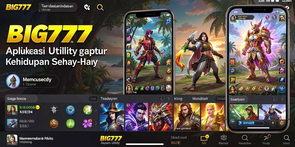 Screenshot utama menunjukkan tampilan antarmuka aplikasi Utility yang user-friendly.