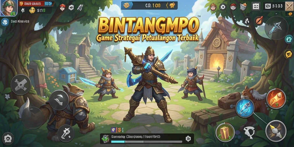 Tampilan gameplay seru BINTANGMPO dengan strategi mendalam.