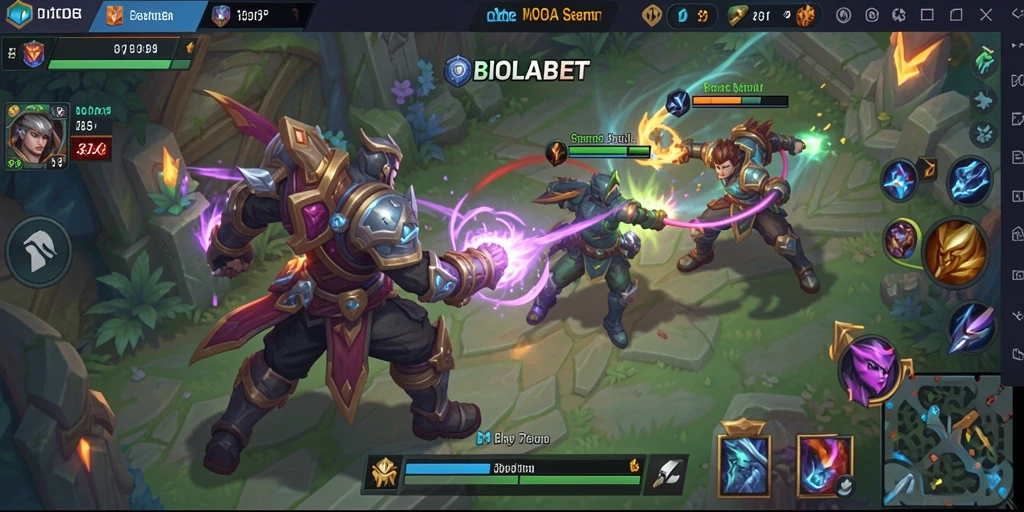 Screenshot utama dari gameplay seru BIOLABET yang penuh aksi.