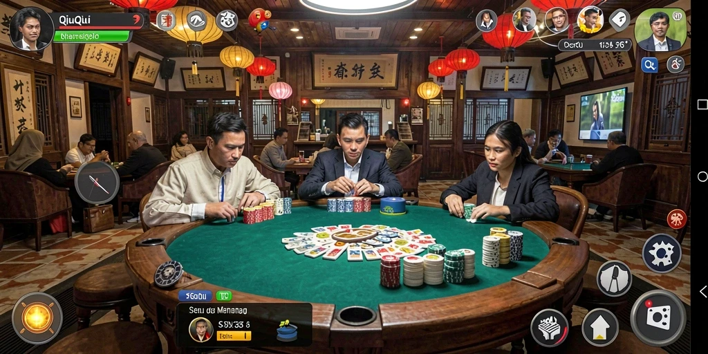 Tampilan menarik gameplay D06 QiuQiu.