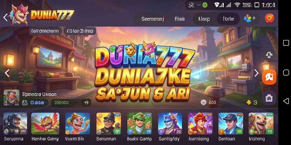 Screenshot gameplay DUNIA777 yang menampilkan keseruan permainan.