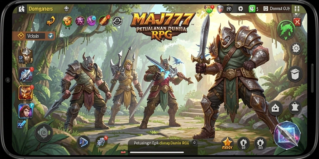 Gameplay menarik dalam <strong>MAJ777</strong> yang memperlihatkan petualangan RPG.
