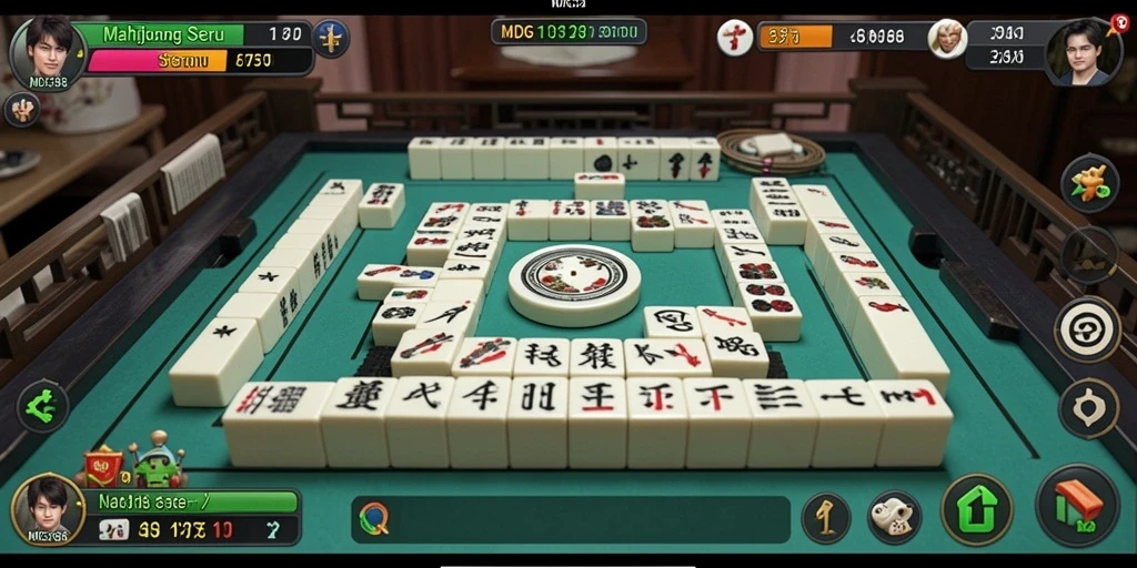 Screenshot gameplay MDG188 menampilkan momen seru dalam permainan Mahjong.