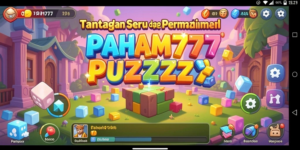 Tampilan menarik saat menyelesaikan teka-teki dalam PAHAM777.
