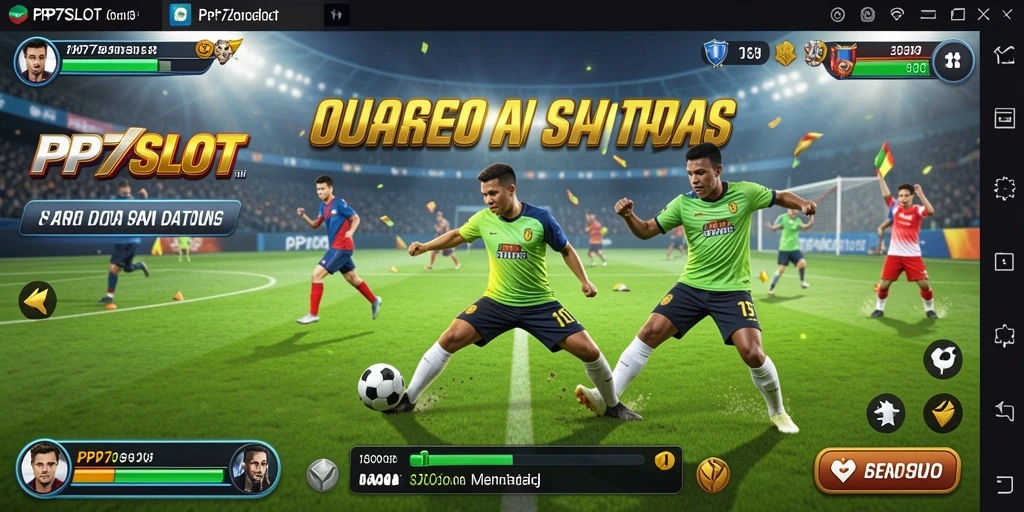 Tampilan gameplay PP7SLOT yang penuh aksi dan keseruan olahraga.