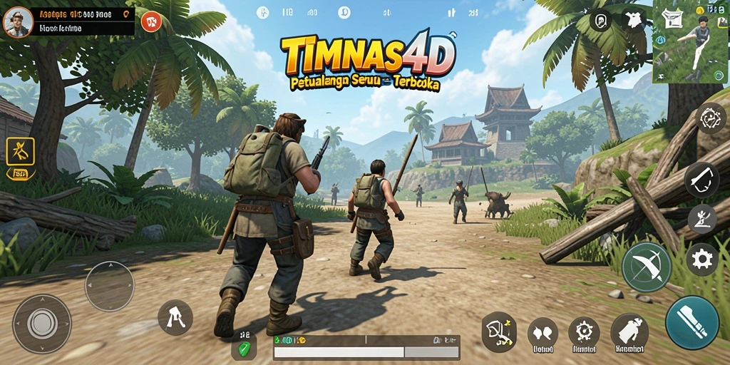 Tampilan menakjubkan dari gameplay Open World TIMNAS4D.