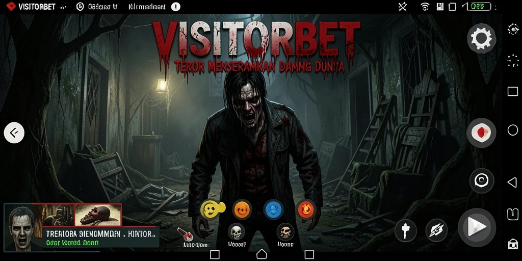 Tampilan menakutkan dari gameplay VISITORBET yang penuh aksi.