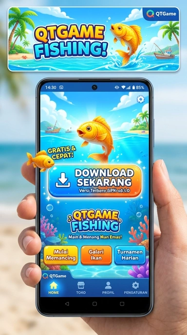 Screenshot aplikasi qtgame dengan berbagai pilihan aplikasi.